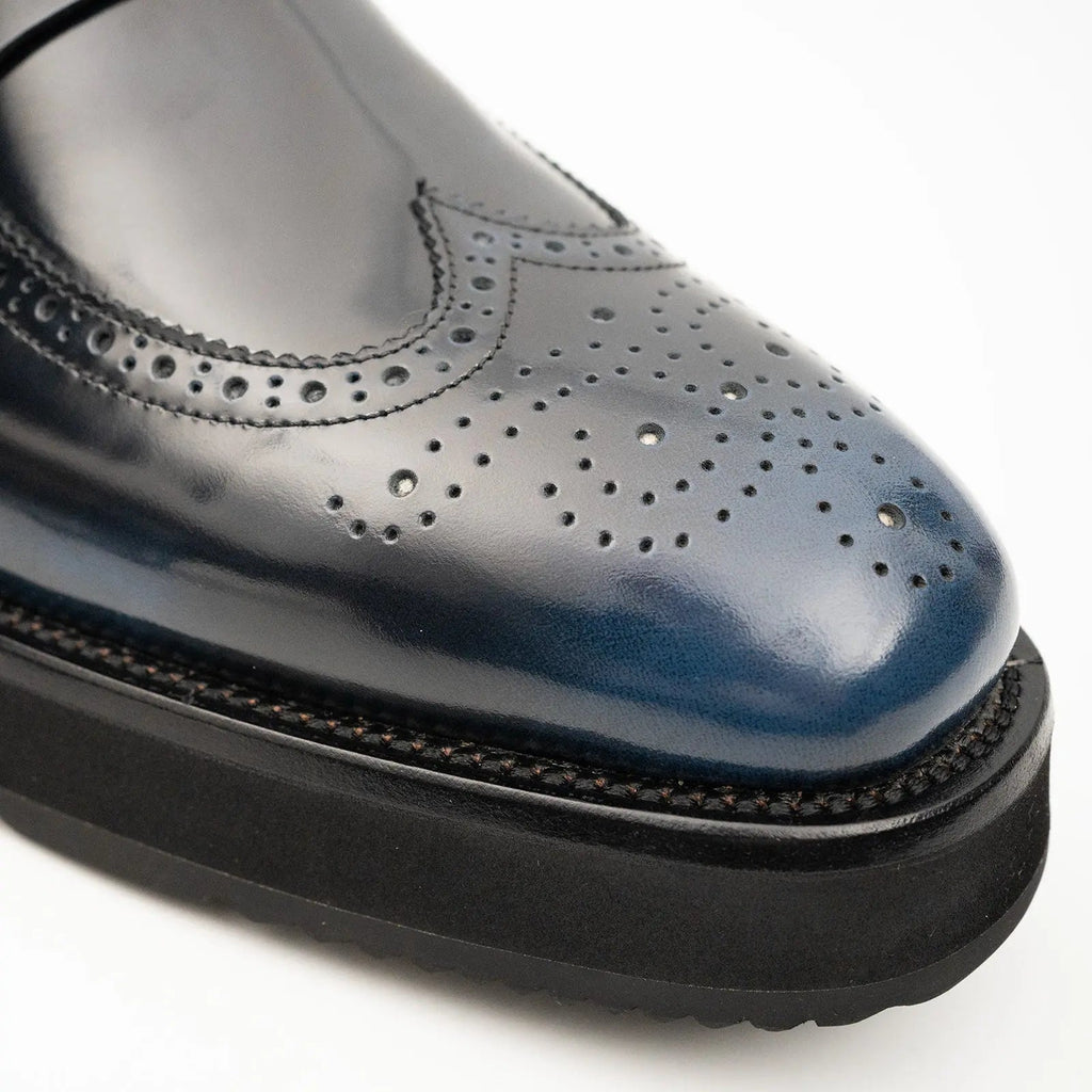 Deep Navy Penny Loafer with Foam Sole