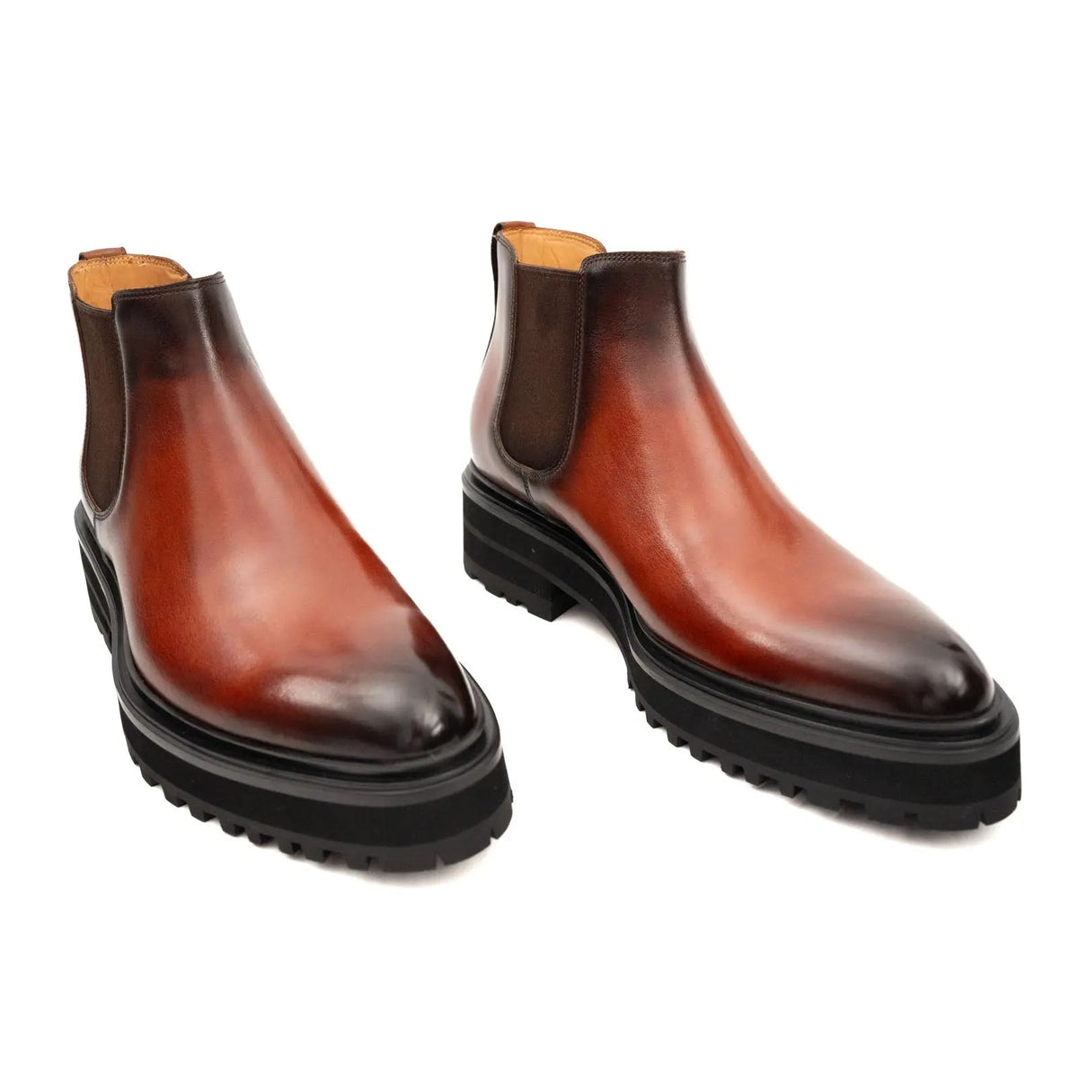 Burnished Chelsea Lug Boot