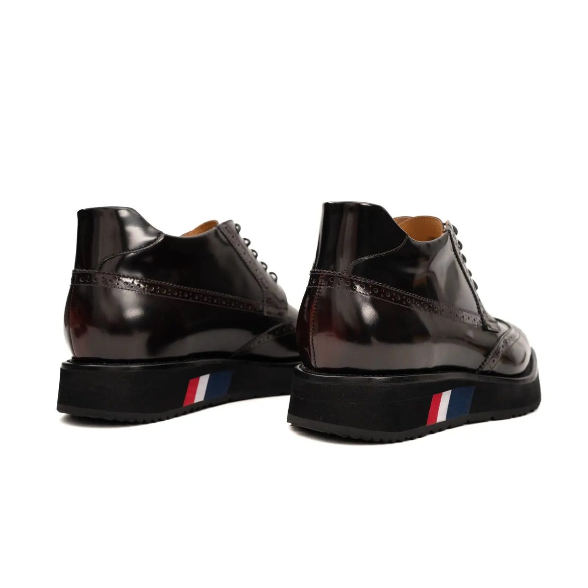 Burnished Platform Derby Shoe