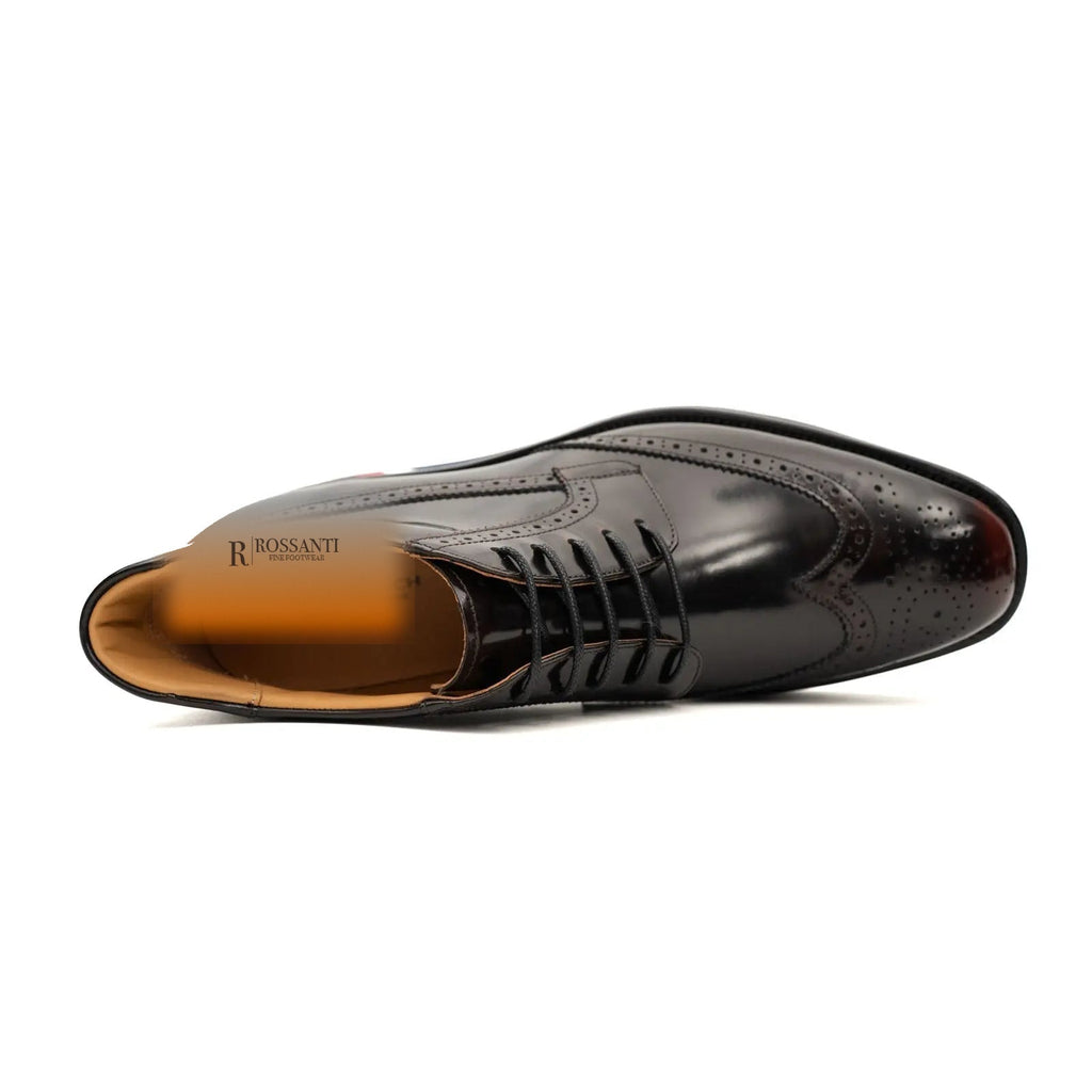 Burnished Platform Derby Shoe