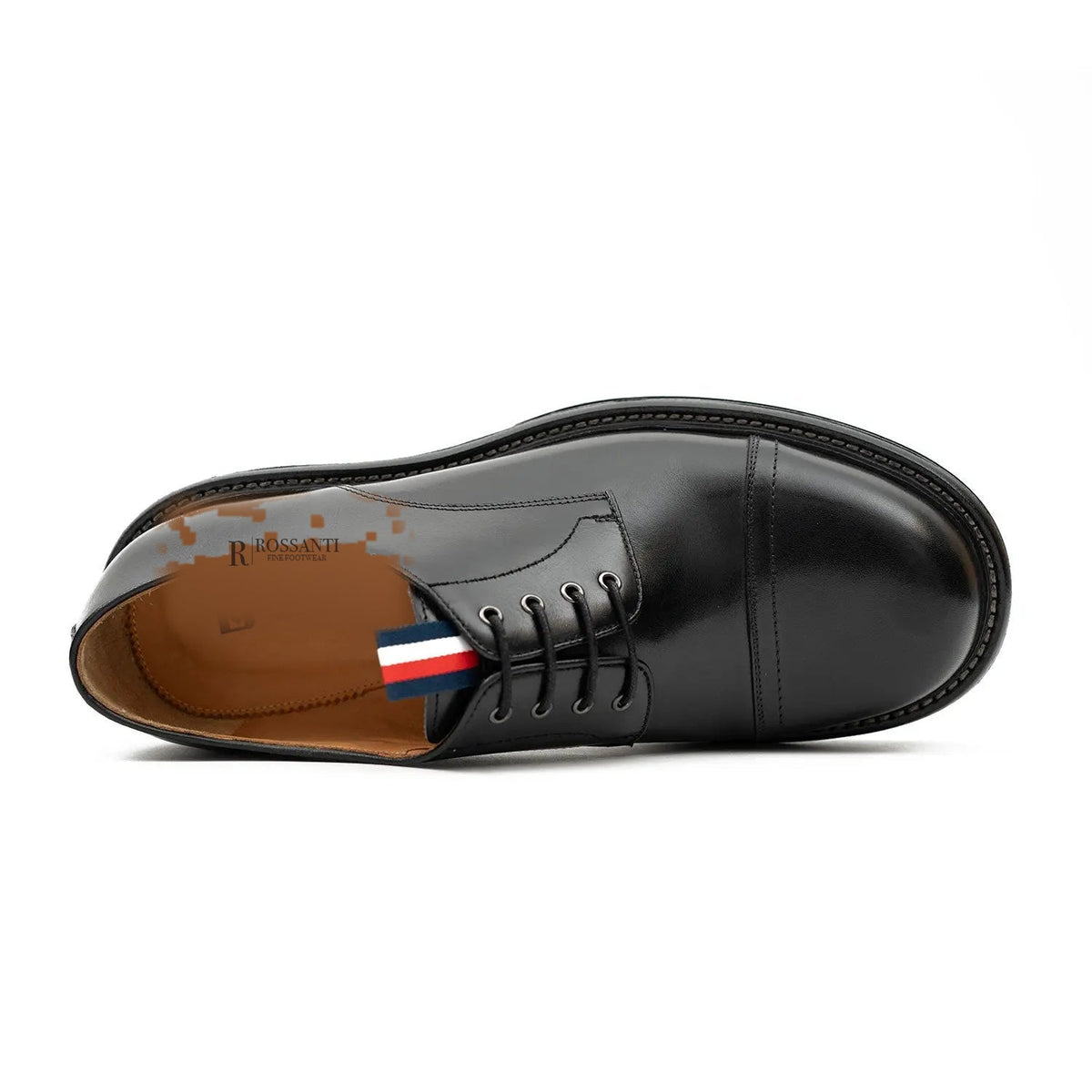 Black Brogue Lace-Up Boots with Foam Sole