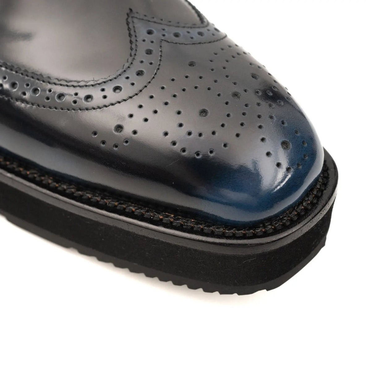 Midnight Blue Platform Derby