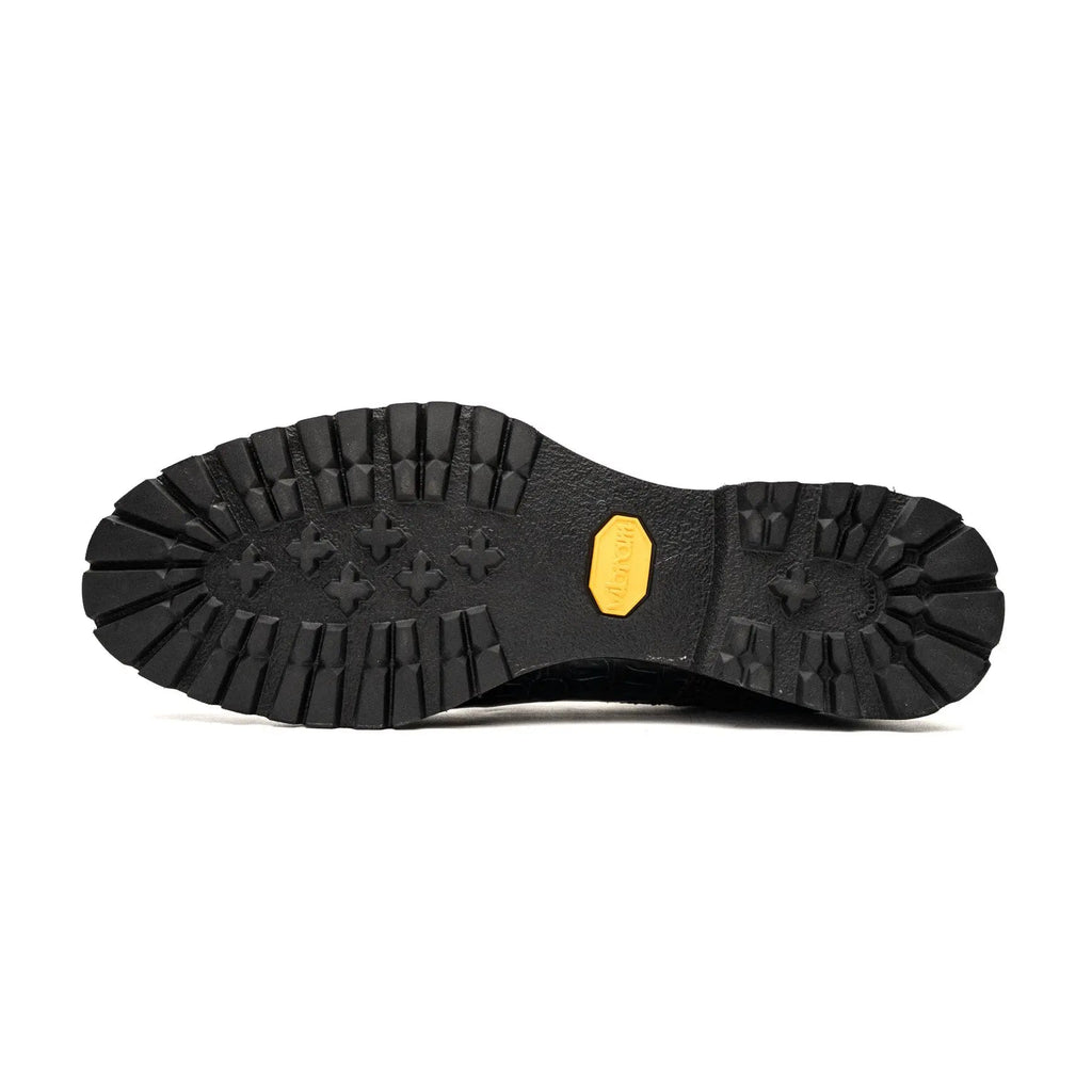 Black Crocodile Norwegian Lug Derby