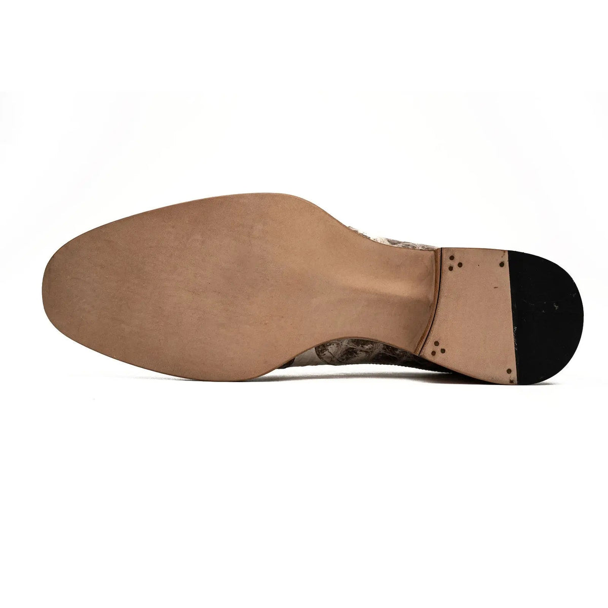 Ivory Crocodile Oxford Shoe
