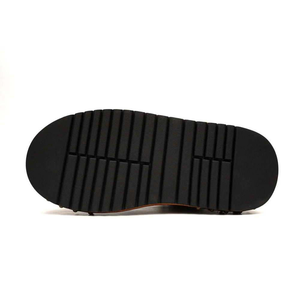 Amber Crocodile Platform Sneaker