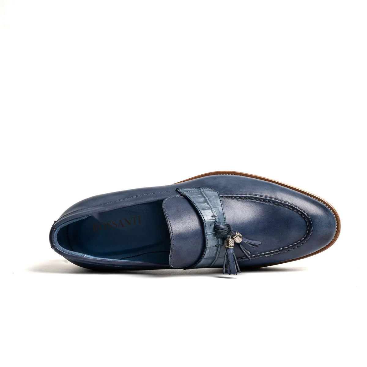 Crocodile Leather Tassel XL Loafers