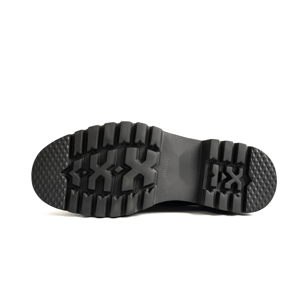 Black Fringe Platform Derby