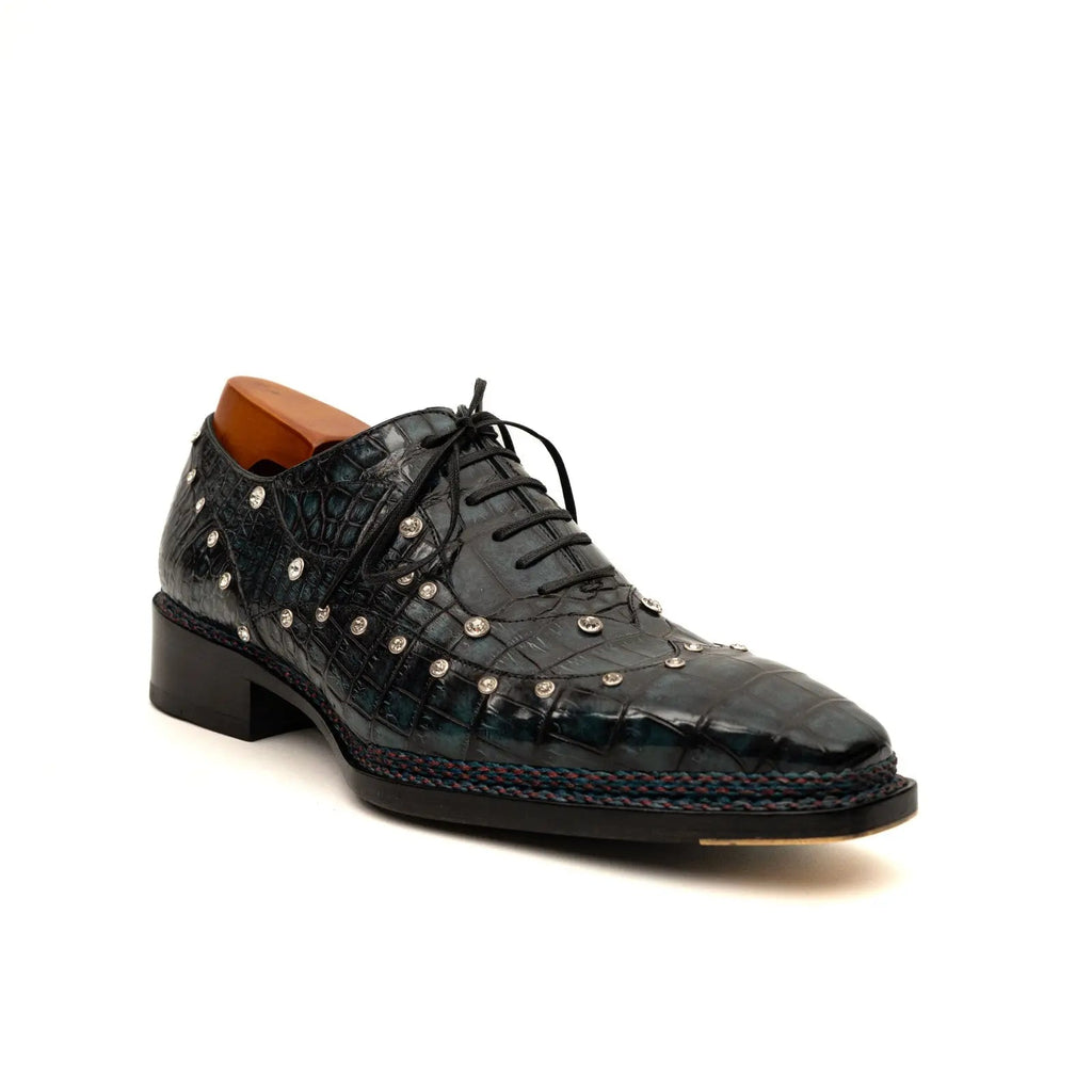 Studded Crocodile Norwegian Oxford