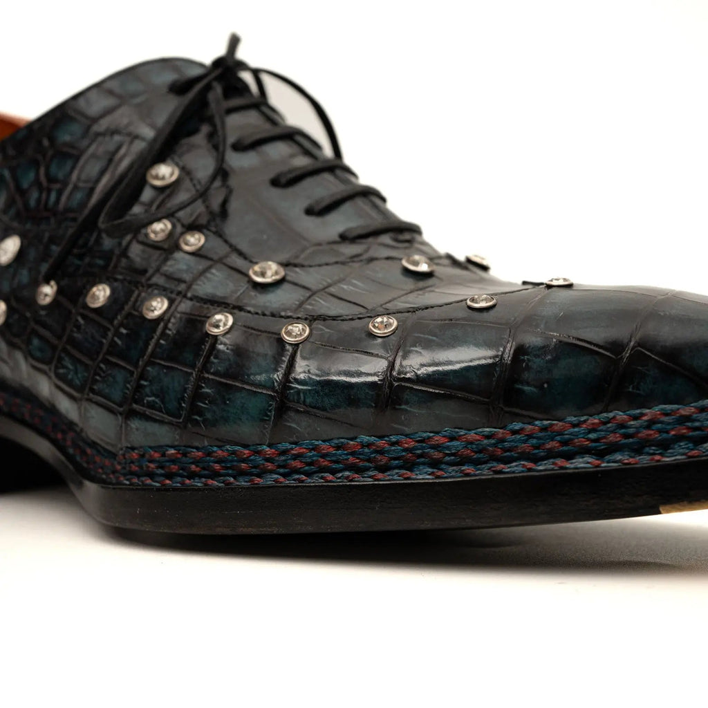 Studded Crocodile Norwegian Oxford