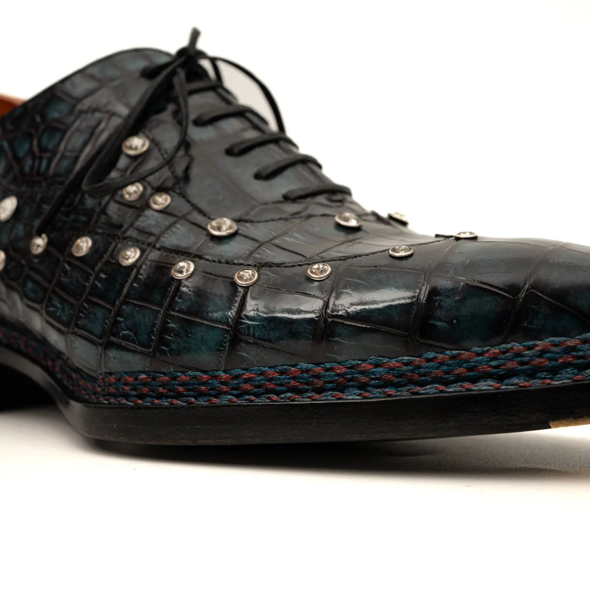 Studded Crocodile Norwegian Oxford