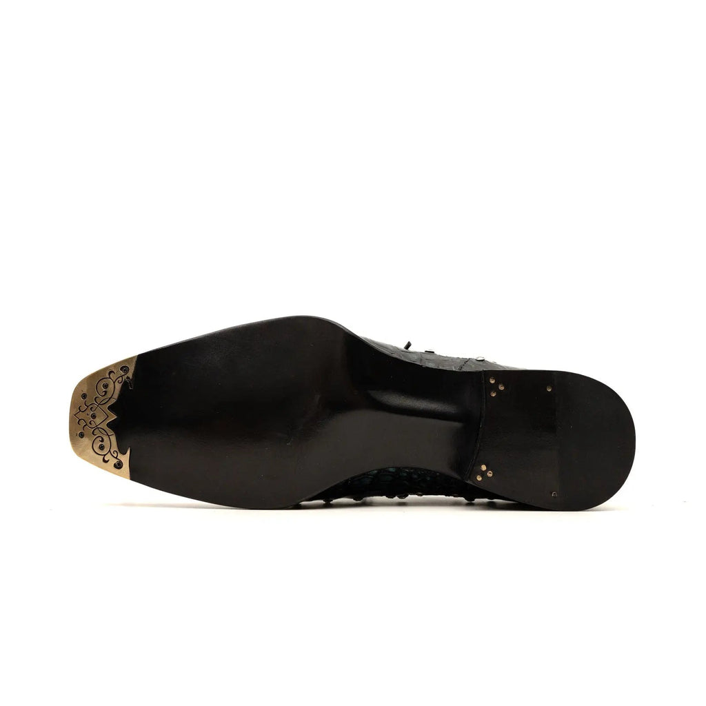 Studded Crocodile Norwegian Oxford