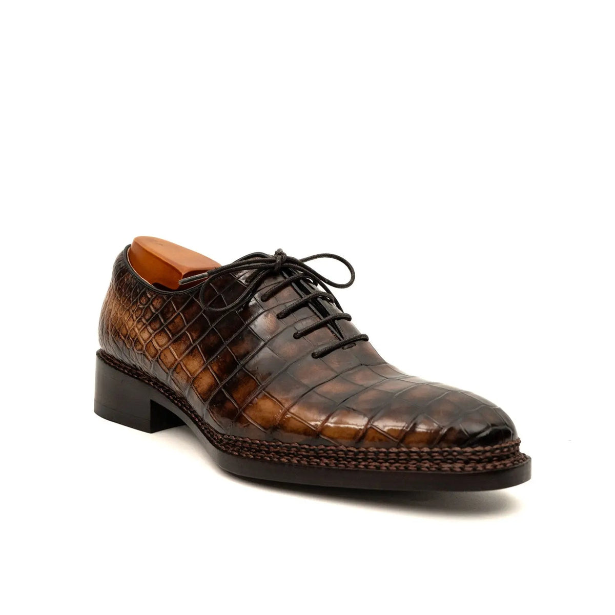 Espresso Crocodile Oxford