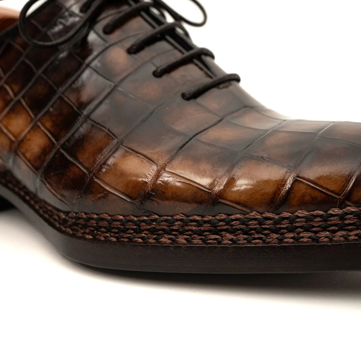 Espresso Crocodile Oxford