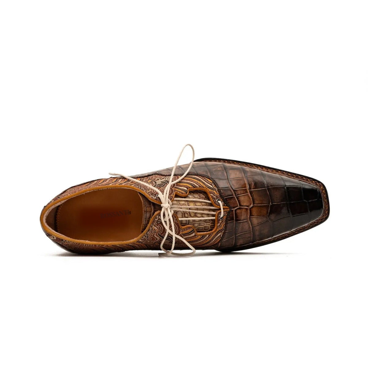 Croc & Jacquard Oxford