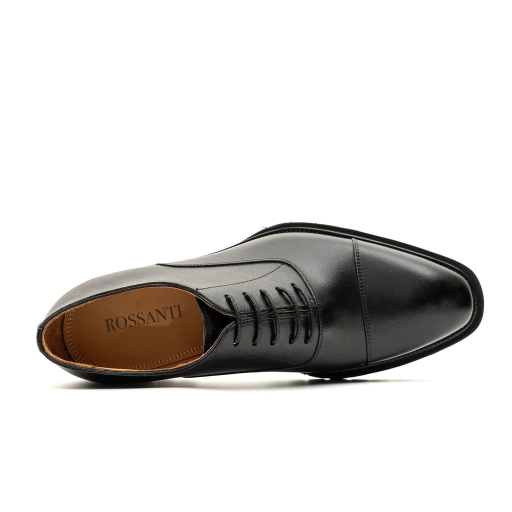 Black Calf Lug-Sole Oxford
