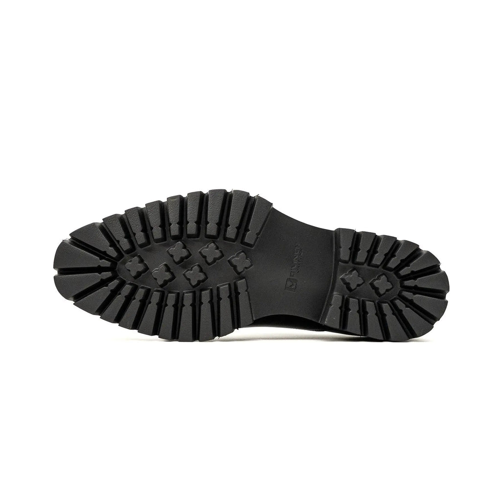 Black Calf Lug-Sole Oxford
