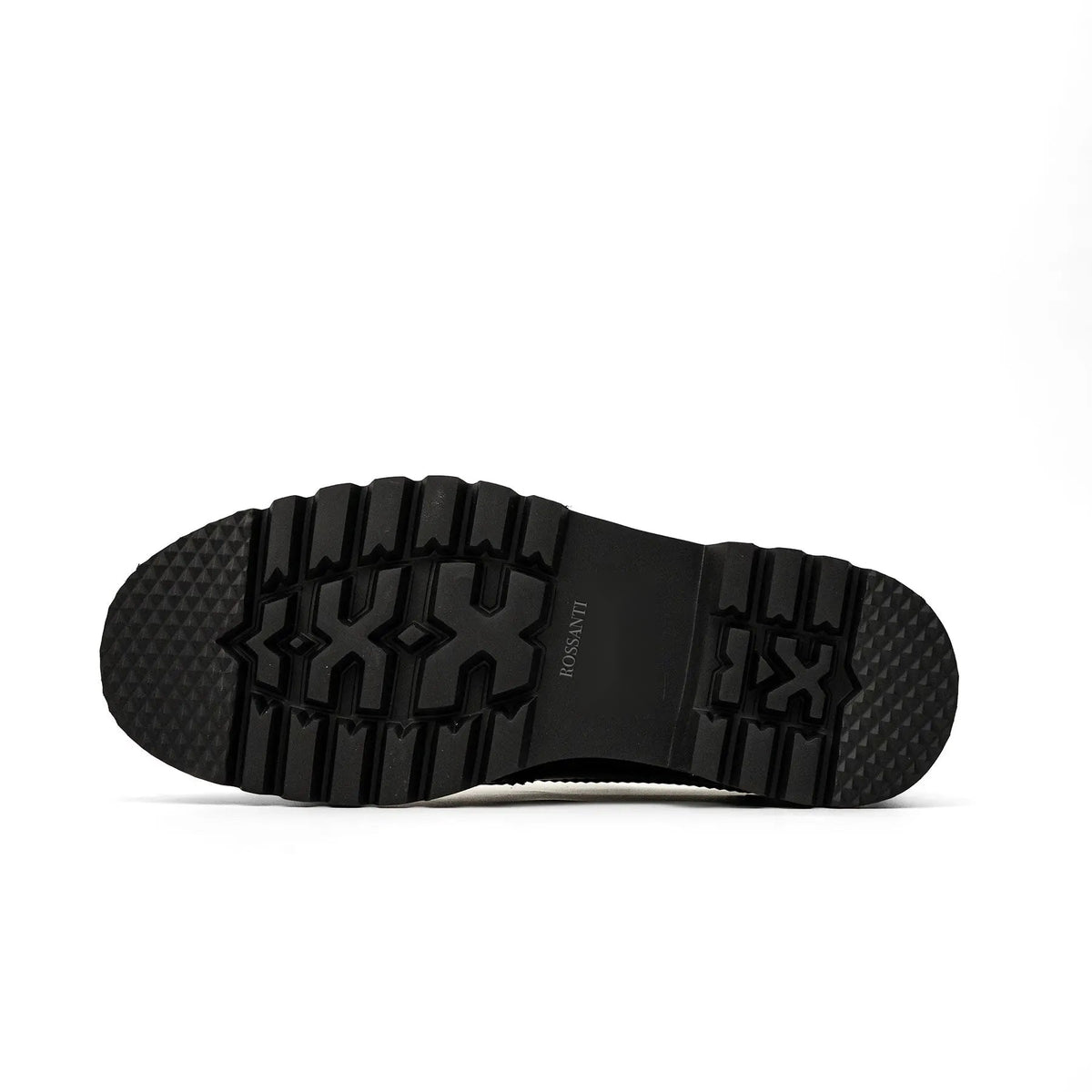 Black Brogue Lug-Sole Derby