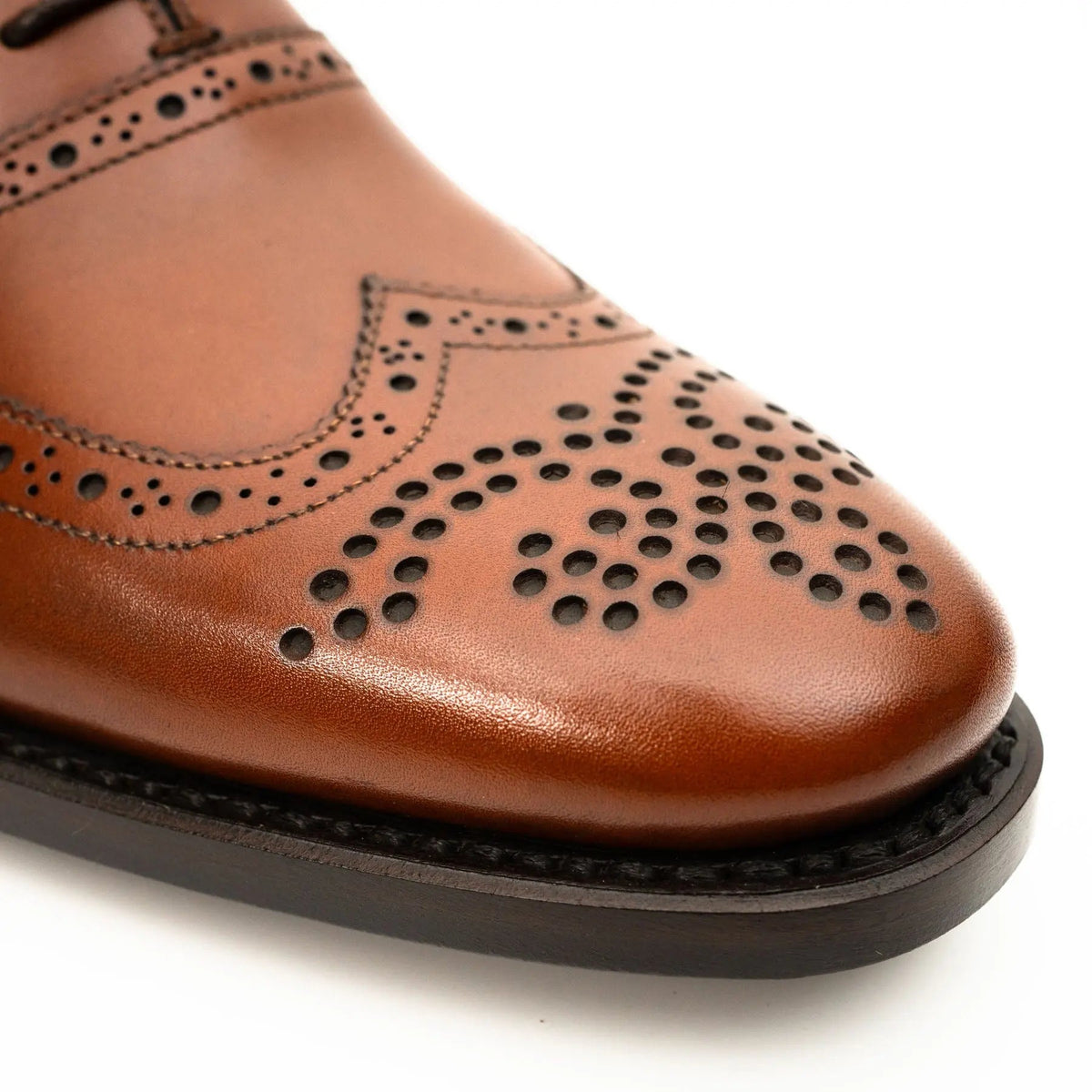 Cognac Wingtip Brogue Oxford