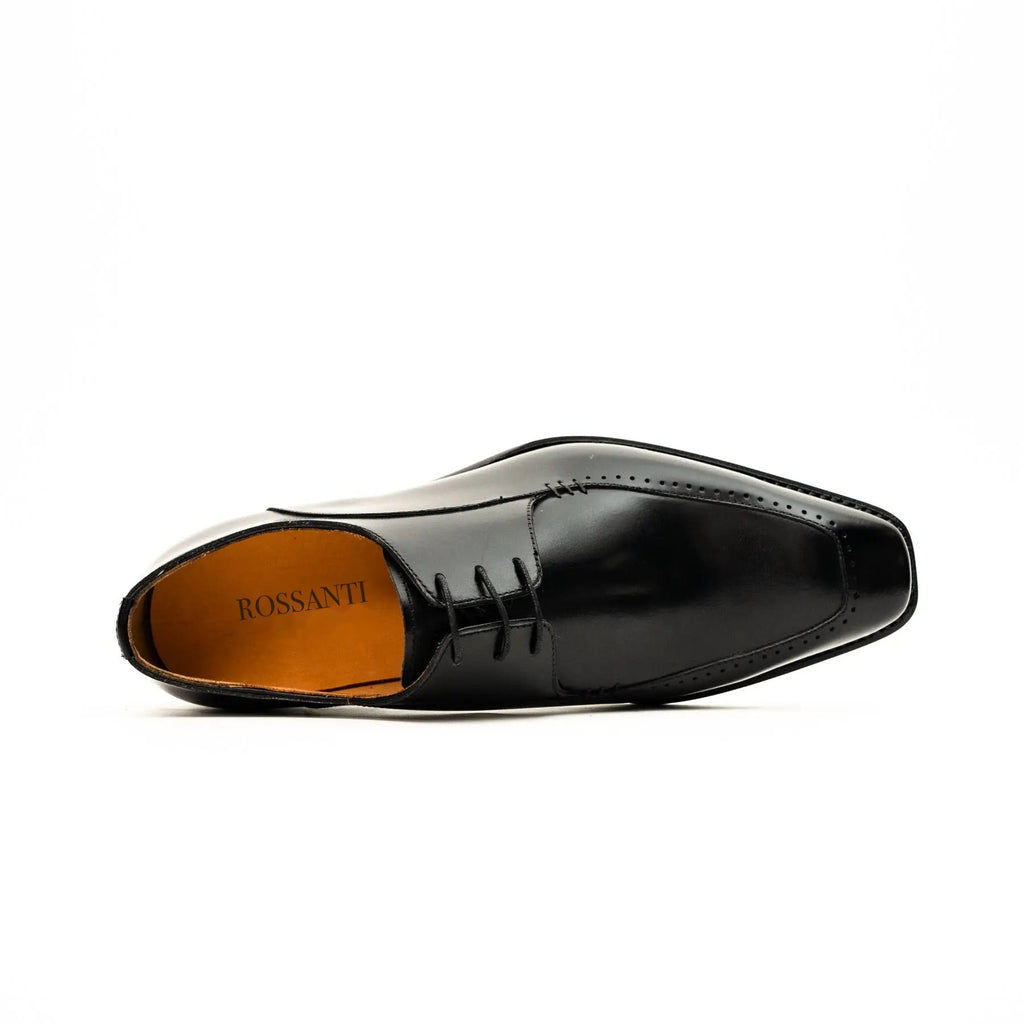 Black Chiseled Goodyear Oxford Shoe