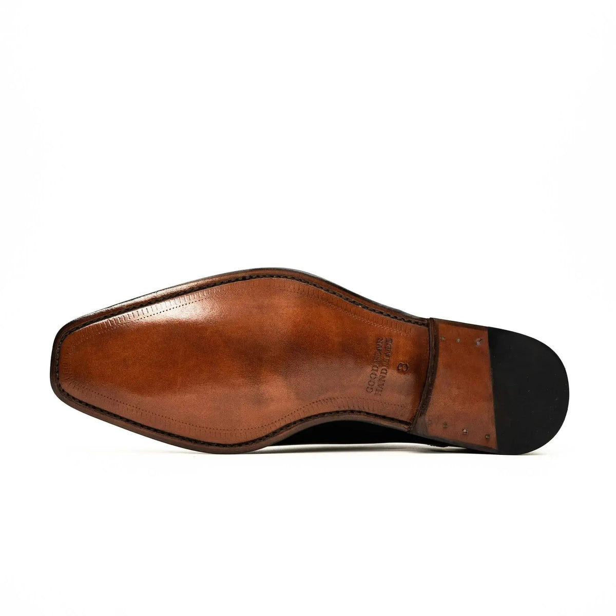 Black Chiseled Goodyear Oxford Shoe
