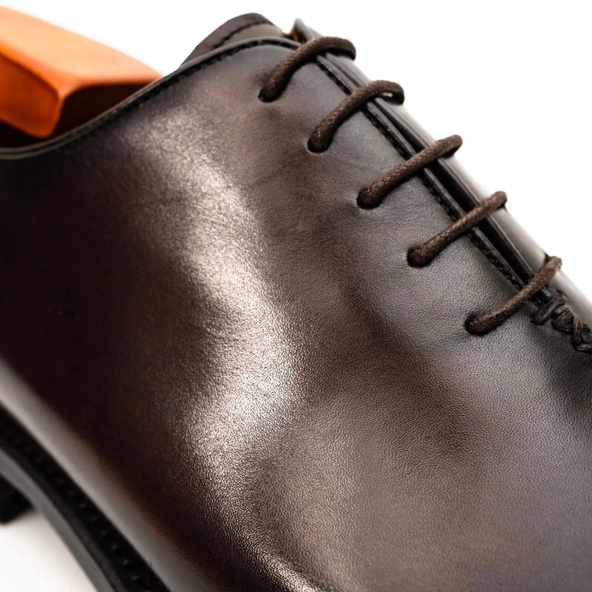 Dark Brown Wholecut Oxford Shoe
