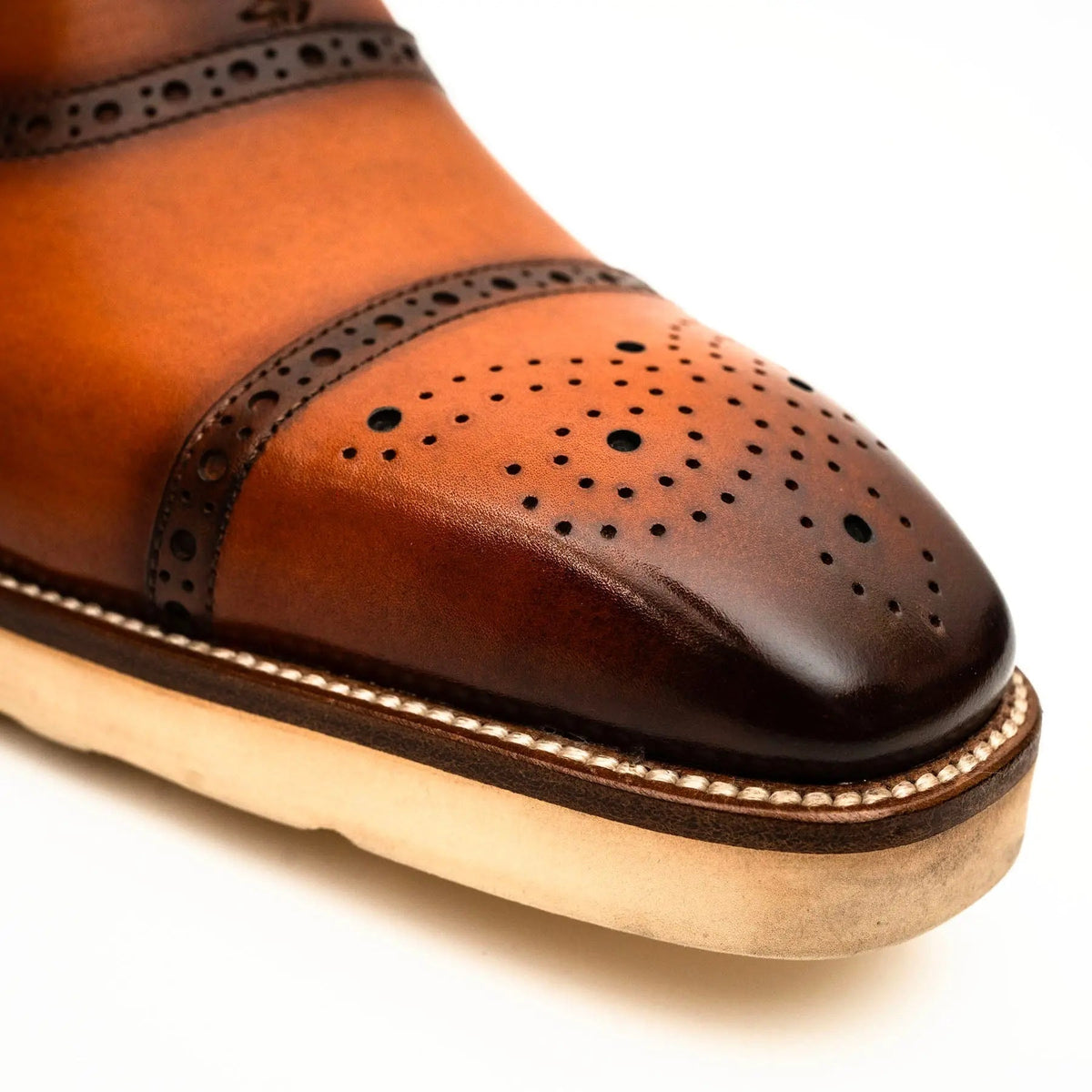 Black Crocodile-Textured Oxford