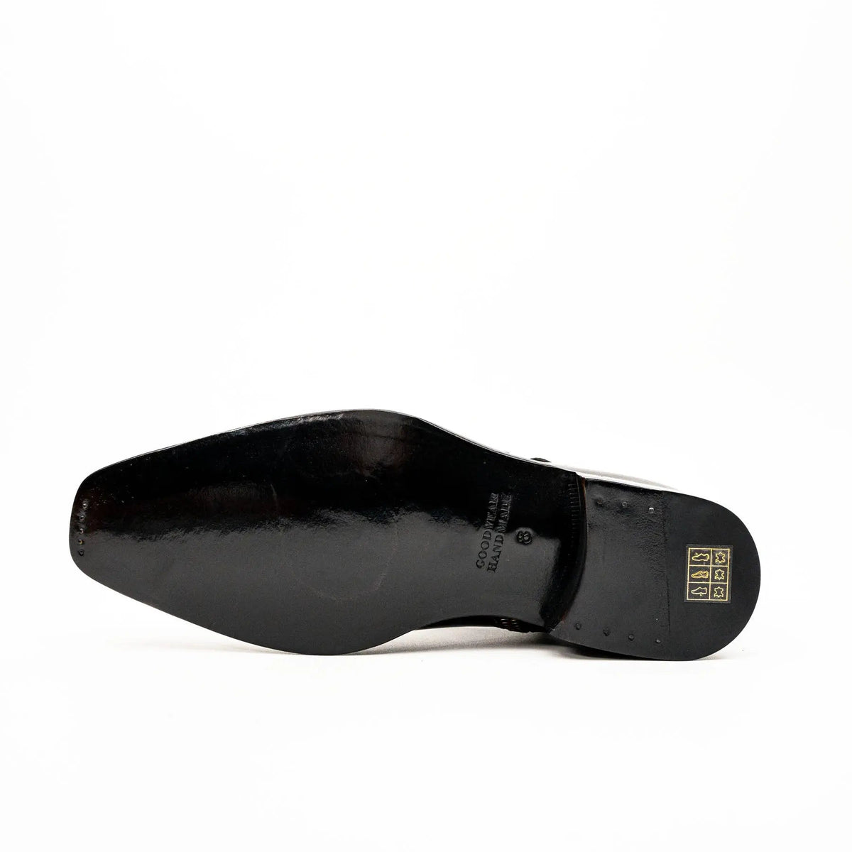 Black Calfskin Monk Strap Boot