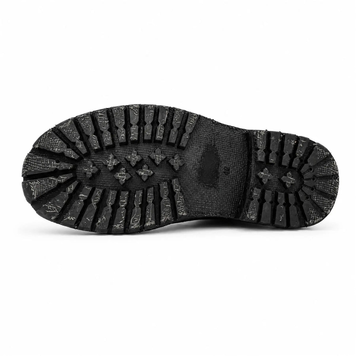Charcoal Black Suede Zip Boots for Men